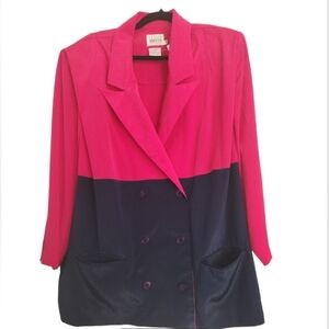 Leslie Fay Colorblock Blazer